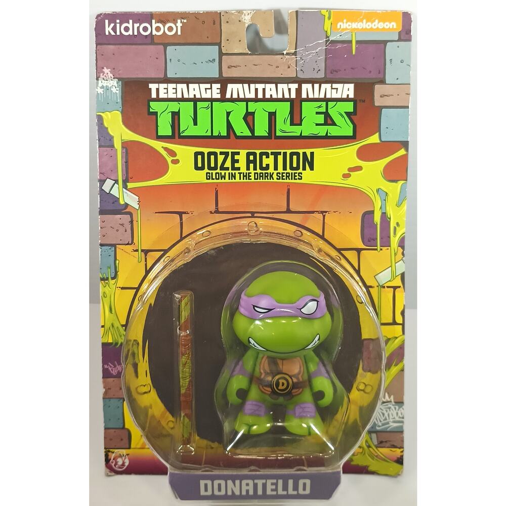 Kidrobot Teenage Mutant Ninja Turtles Ooze Action DONATELLO, New, See Pics/Descr